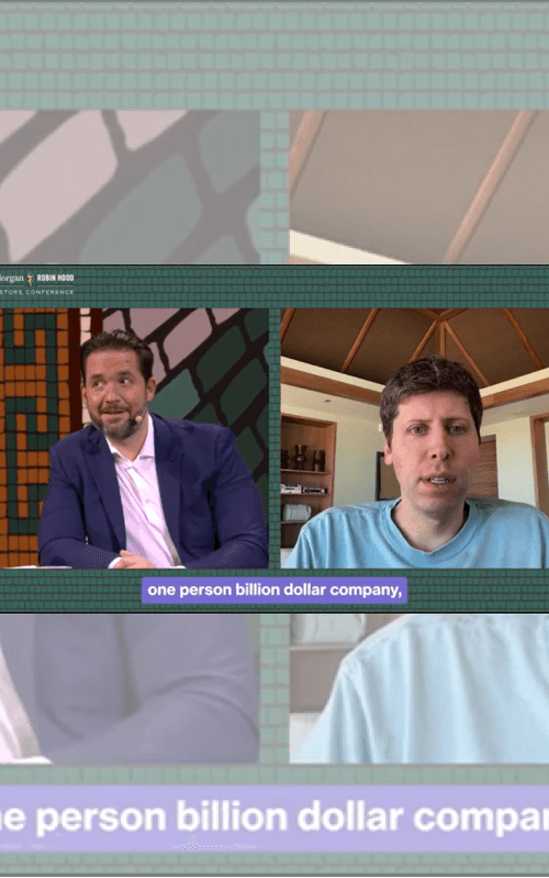 Sam Altman Predicts the Solo-Founder Unicorn